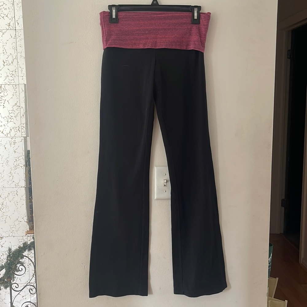 Fold over cotton PINK legging